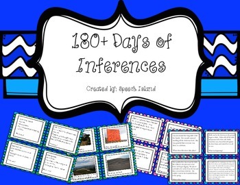 Preview of A School Year of Inferences: Over 180 Days of Inferences