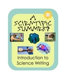 A Scientfic Summer? Introduction writing activity-thinking