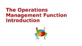 A Self-Paced Powerpoint:- An Introduction to Operations Ma