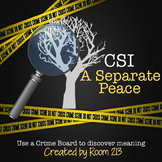A Separate Peace CSI Crime Board