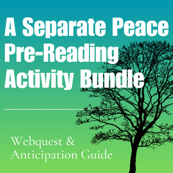 Preview of A Separate Peace Pre-Reading Activity Bundle