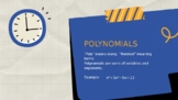 A Short Presentation on Multiplying Polynomials