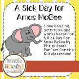 A Sick Day for Amos McGee Book Study