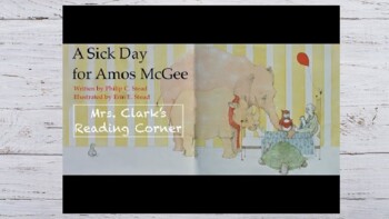 Preview of A Sick Day for Amos McGee Read-Aloud and Questions Social Emotional Empathy