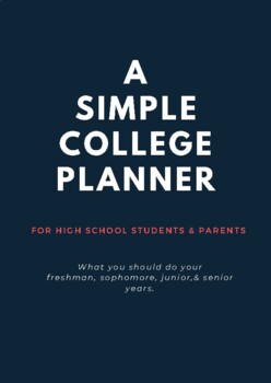 Preview of A Simple College Planner