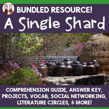 Preview of A Single Shard Reading Novel Unit Activities Super Bundle