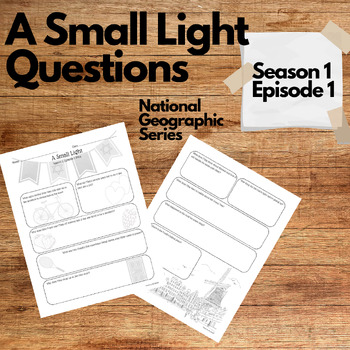 Preview of A Small Light Questions (National Geographic Series) S1E1