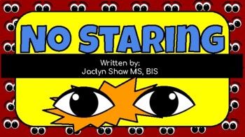 Preview of A Social Story - "No Staring" (SEL ACTIVITY)