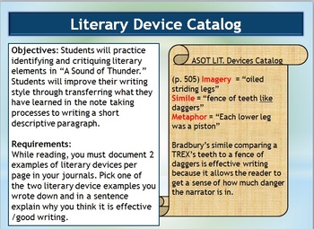 Preview of A Sound of Thunder Close Reading Study Guide