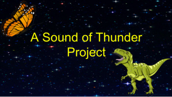 Preview of A Sound of Thunder Literary & Figurative Language Project