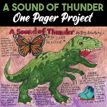 Preview of A Sound of Thunder One Pager Project