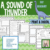 A Sound of Thunder Ray Bradbury Short Story Unit Print and