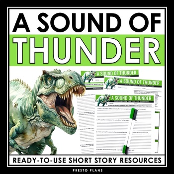 A SOUND OF THUNDER BY RAY BRADBURY by Presto Plans | TpT