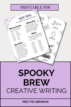 Preview of A Spooky Brew (Creative Writing Assignment & Ingredient Cards)