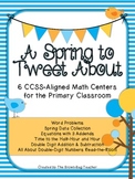 Spring Math Centers: Telling Time, Word Problems, & Spiral Review