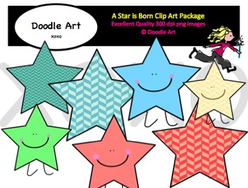 A Star Is Born Clipart Pack By Clipart For Teachers Tpt