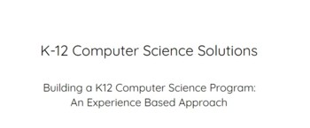 Preview of A Starter Kit for Computer Science Instruction