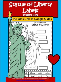 Preview of A+ Statue of Liberty Labels