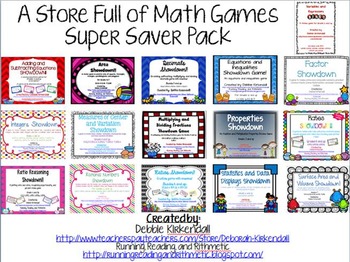 Preview of A Store Full of Math Games