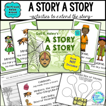 Preview of African Folktales Read Aloud Activities with A Story A Story Anansi the Spider