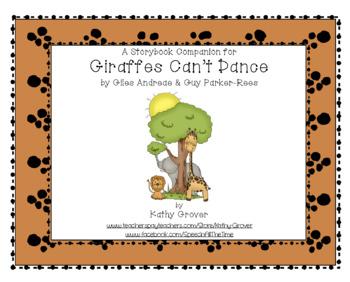 Preview of Giraffes Can't Dance A Storybook Companion