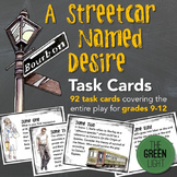 A Streetcar Named Desire Task Cards -- Quizzes, Bell-Ringe