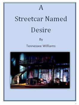 A Streetcar Named Desire Unit Plan By Aaron And Paula Byers Tpt