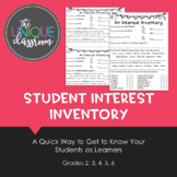 A Student Interest Inventory