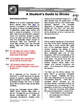 Preview of A Student's Guide to Shinto