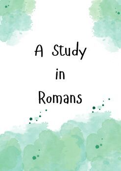 Preview of A Study in Romans