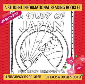 Preview of JAPAN - A Study of Japan Booklet Nonfiction Country Study