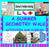 A Summer Geometry Walk: Activities and Puzzles