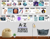 A TO Z WATERCOLOR SCIENCE POSTERS