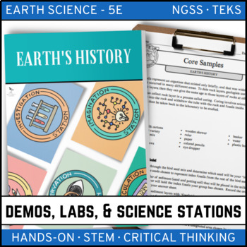 Preview of Earth's History - Demo, Labs, and Science Stations