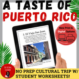 A Taste of Puerto Rico: Cultural No-Prep Activity (Updated