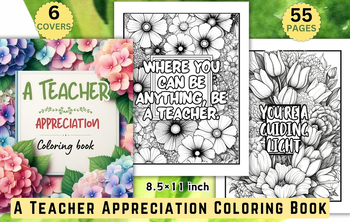 Preview of A Teacher Appreciation Coloring Book