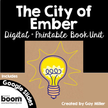 Preview of The City of Ember Novel Study - Digital + Printable Book Unit