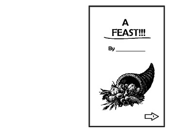 Preview of A Thanksgiving Feast Booklet- Free