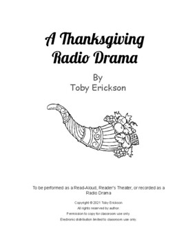 Preview of A Thanksgiving Radio Drama