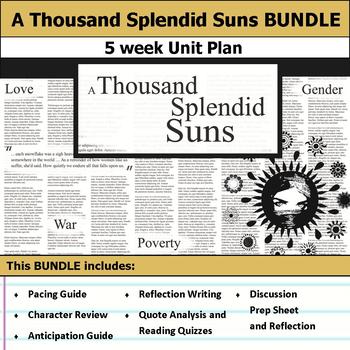 Thousand Splendid Suns Worksheets Teaching Resources Tpt