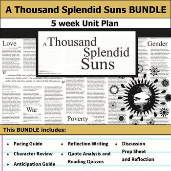 Preview of A Thousand Splendid Suns Unit
