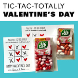 Gift Tag - Valentine's Day/Tic-Tac-Toe/Candy - (Editable)