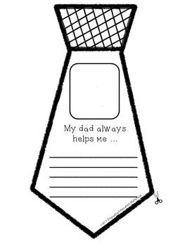 A “Tie”rrific Father’s Day Craftivity by Engaging Education Materials