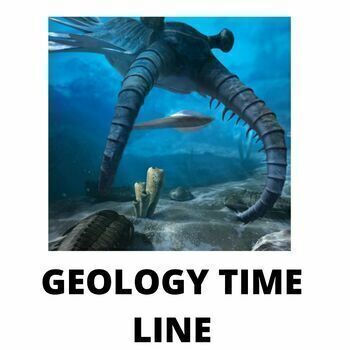 Preview of Earth Science Geology TimeLine of Earth's history Middle School Science