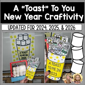 Preview of A "Toast" To You New Year Craftivity