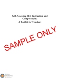 A Toolkit for Teachers Self-Assessing SEL Instruction and 