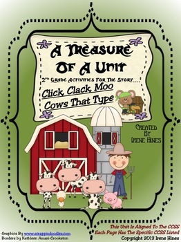Preview of Treasures : A Treasure Of A Unit For 2nd Grade: Click, Clack, Moo Cows That Type