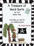 A Treasure of Word Sorts:  Spelling for the Whole Year
