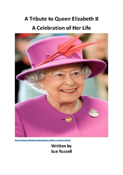 Preview of A Tribute to Queen Elizabeth II Class Play