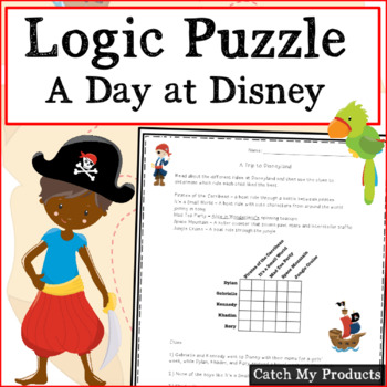 logic puzzle for second grade by catch my products tpt